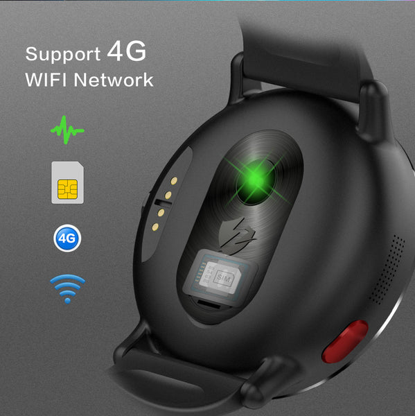 New 4G Android 7.1 8.0MP Camera Quad Core Fitness Tracker WIFI GPS Smart Watch