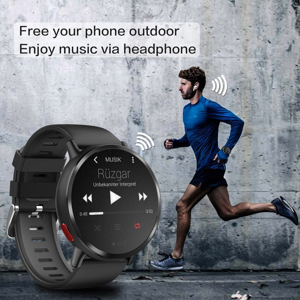 New 4G Android 7.1 8.0MP Camera Quad Core Fitness Tracker WIFI GPS Smart Watch