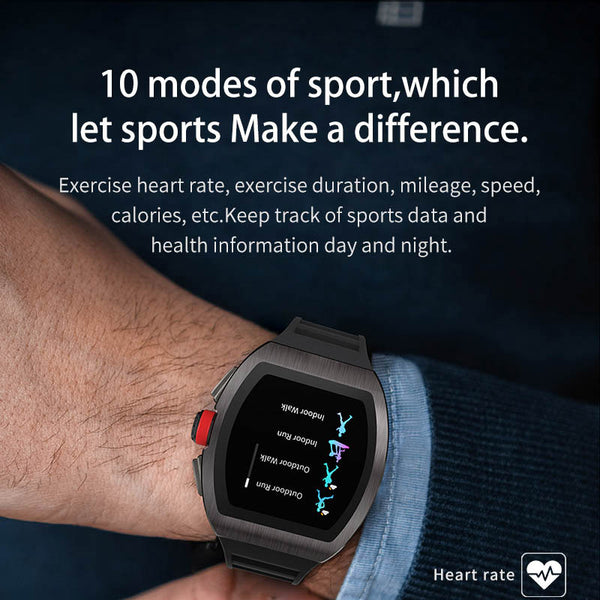 New 1.4 Inch IP68 Waterproof Fitness Tracker Smart Watch For iPhone Android