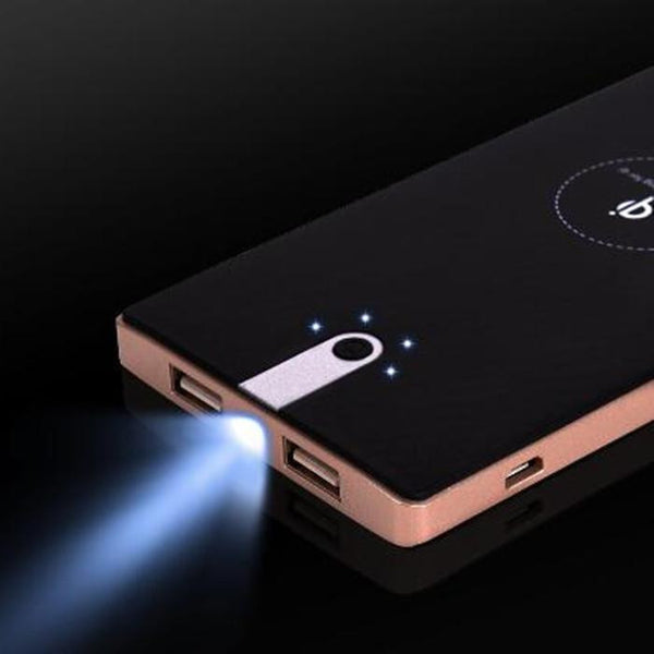 New 8000mAh Qi Wireless Charging Power Bank  2 in 1 Fast Charger for Samsung Galaxy S6/S6 Edge S7/S7 Edge Note 5