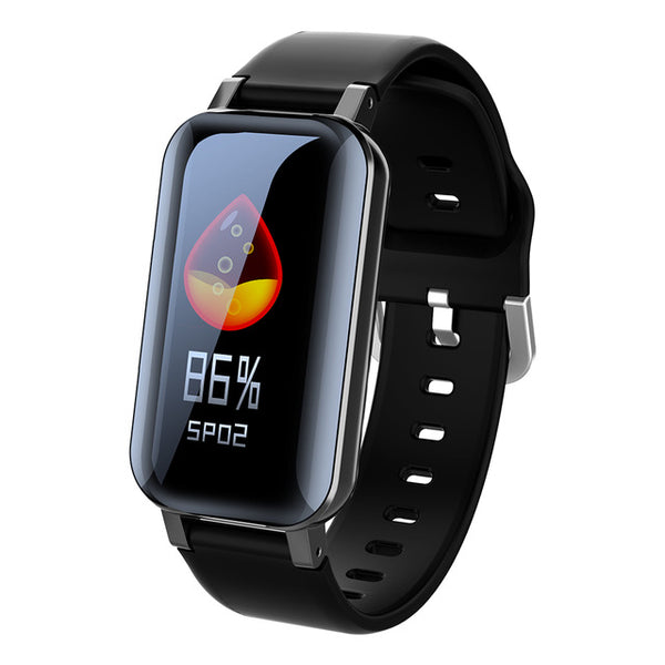 New 2-In-1  Heart Rate Fitness Tracker Smartwatch With Bluetooth Earphone For iPhone Android