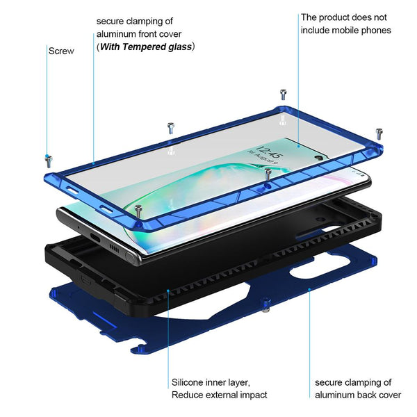 New Protective Aluminum Metallic Bumper Cover Case For Galaxy 21 20 Note 20 Series