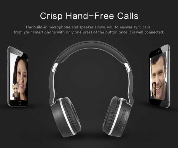 New Wireless Bluetooth Stereo Remix Headphone Headset for iPhones Androids Smart Phones