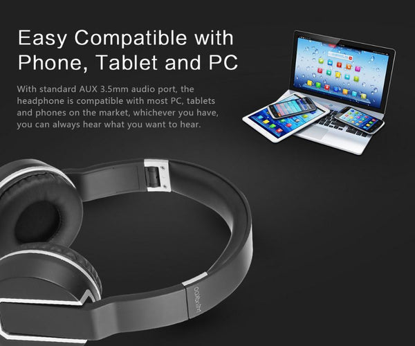 New Wireless Bluetooth Stereo Remix Headphone Headset for iPhones Androids Smart Phones