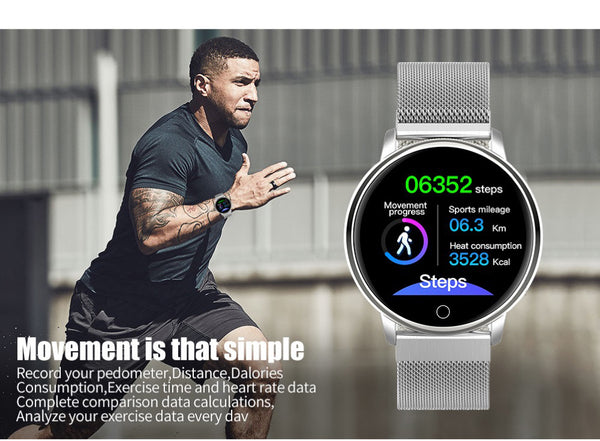 New Women's Smart Watch Band With Heart rate Monitor Sleep Blood Pressure Pedometer Fitness Tracker