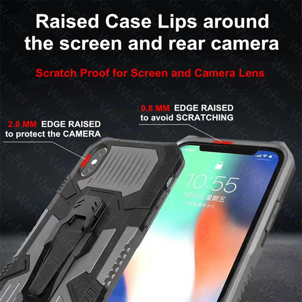 New Military Shock-Resistant Magnetic Ring Bracket Phone Case For iPhone 11 Pro XS Max XR SE 2020