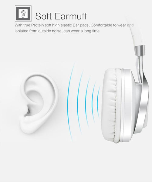 New Wireless Bluetooth Headphone Foldable Stereo Headsets with Mic Support TF Card Headphones