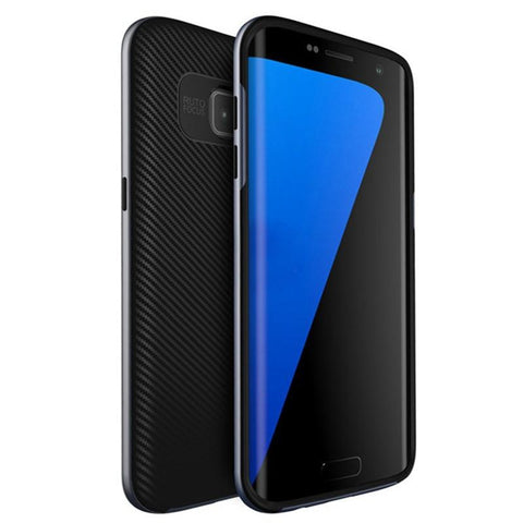 Hybrid Armor with Silicon Back Cover Protective Layered Shell For Samsung S7/Edge