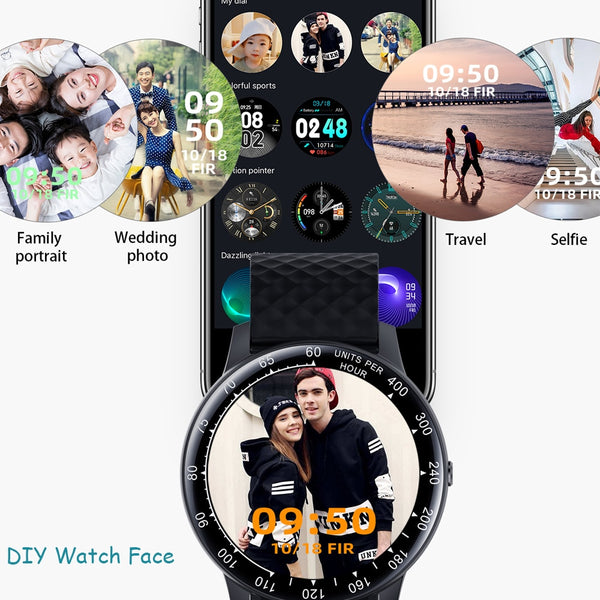 New IP68 Waterproof Sports Fitness Tracker Smart Watch For Android IOS
