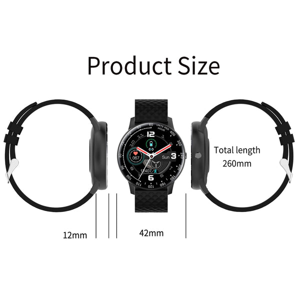 New IP68 Waterproof Sports Fitness Tracker Smart Watch For Android IOS