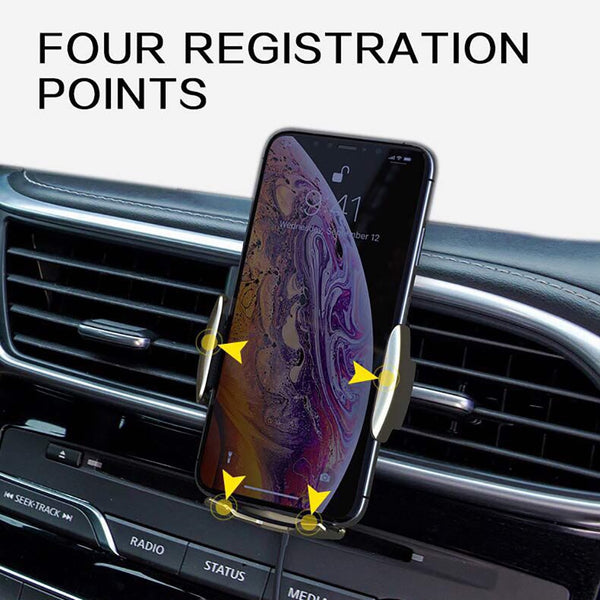New Smart Sensor Car Phone Holder Fast Charge Universal Wireless Charger For Samsung Galaxy S22 S21 S20 & iPhone 14 13 12 Series