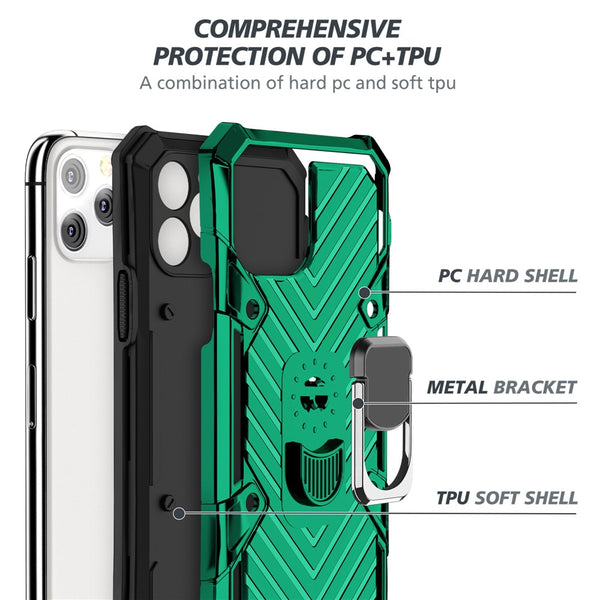 New Shockproof Kickstand Armor Bumper Case For iPhone 12 11 Pro XR XS Max Series