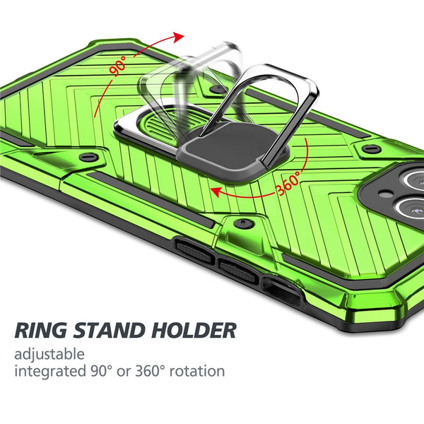 New Shockproof Kickstand Armor Bumper Case For iPhone 12 11 Pro XR XS Max Series