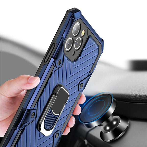 New Shockproof Kickstand Armor Bumper Case For iPhone 12 11 Pro XR XS Max Series