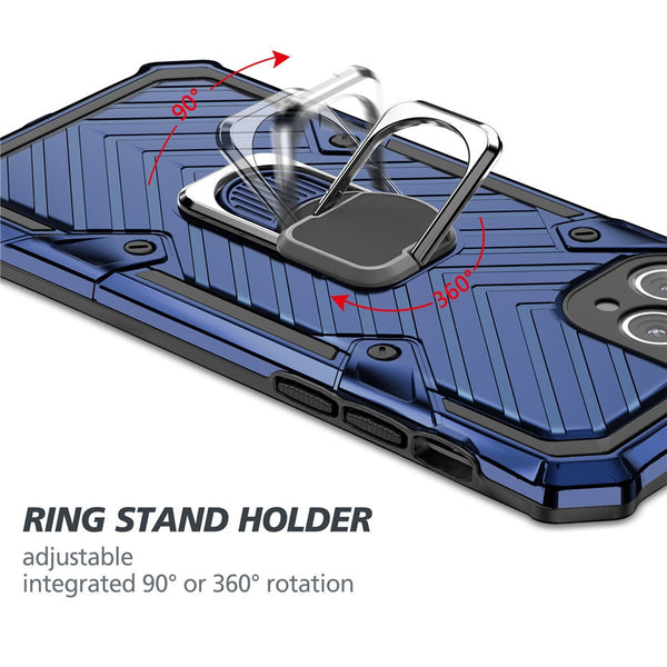 New Shockproof Kickstand Armor Bumper Case For iPhone 12 11 Pro XR XS Max Series