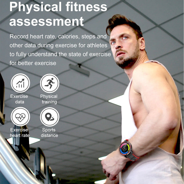 New Multisport Fitness Tracker Men's Smart Watch Fitness Tracker With Bluetooth Call Function