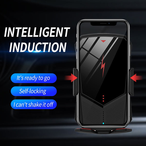 New Magnetic Fast Charge Universal Car Phone Holder Wireless Charger For Samsung Galaxy S22 S21 S20 & iPhone 14 13 12 Series