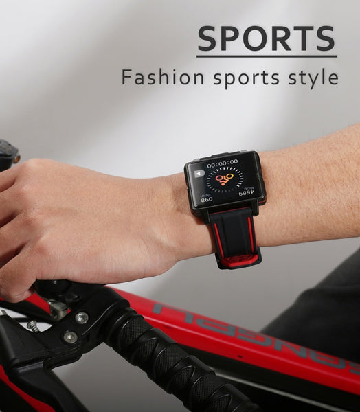 New IP68 Waterproof Fitness Tracker Men's Sport Smartwatch