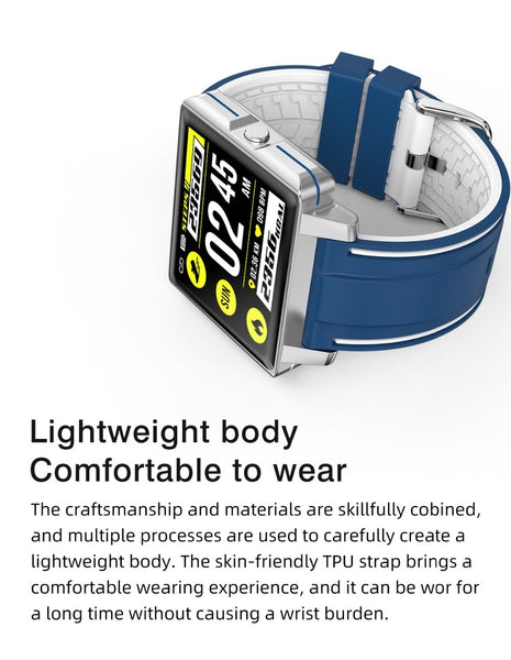 New IP68 Waterproof Fitness Tracker Men's Sport Smartwatch