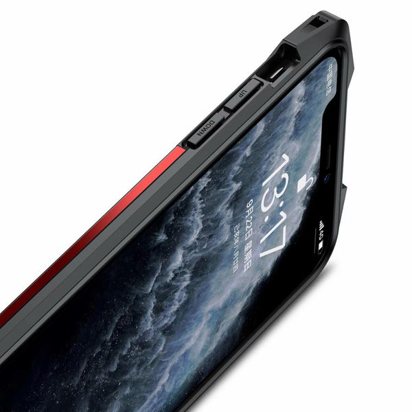 New Hybrid Metal Silicone Drop Resistance Protective Bumper Case For iPhone 11 12 Pro Max Series