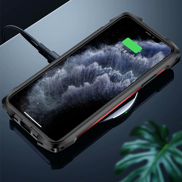 New Hybrid Metal Silicone Drop Resistance Protective Bumper Case For iPhone 11 12 Pro Max Series