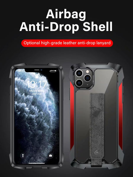 New Hybrid Metal Silicone Drop Resistance Protective Bumper Case For iPhone 11 12 Pro Max Series