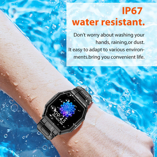 New Full Touch Screen Fitness Tracker Smart Watch With Bluetooth Call Feature For Android IOS