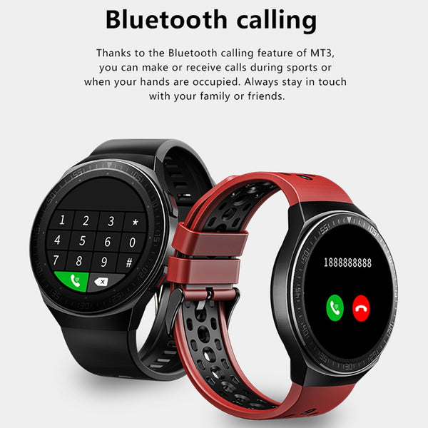 New 8GB Memory Full Touch Screen Smart Watch Fitness Tracker With Music Call Features For Android IOS