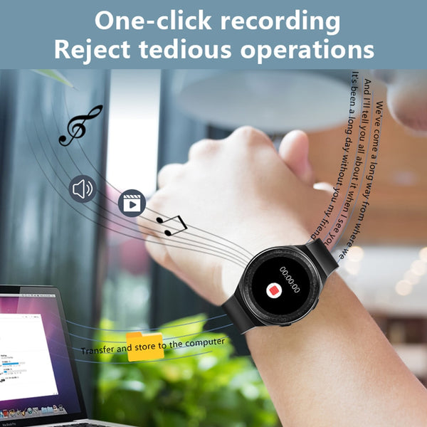 New 8GB Memory Full Touch Screen Smart Watch Fitness Tracker With Music Call Features For Android IOS