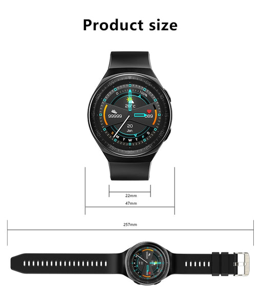 New 8GB Memory Full Touch Screen Smart Watch Fitness Tracker With Music Call Features For Android IOS