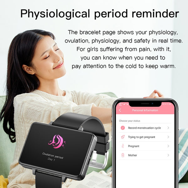 New 2.0'' Touch Screen Lightweight Fitness Tracker Bluetooth Smartwatch With Music Call Feature For Android IOS
