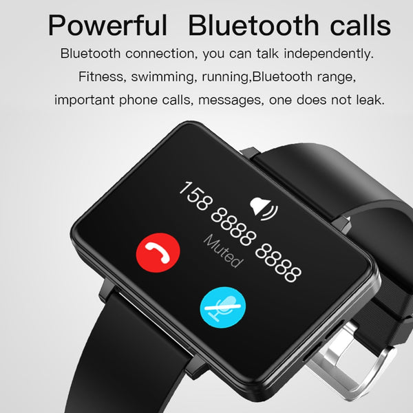 New 2.0'' Touch Screen Lightweight Fitness Tracker Bluetooth Smartwatch With Music Call Feature For Android IOS