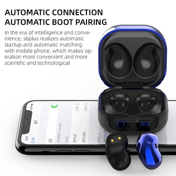 New Ultra Compact Bluetooth Water-Resistant Wireless Earphones Headset For iPhone Androids