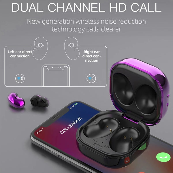 New Ultra Compact Bluetooth Water-Resistant Wireless Earphones Headset For iPhone Androids