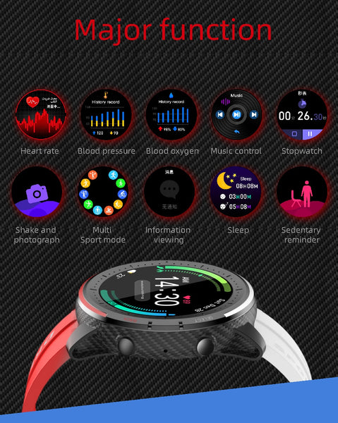 New Fitness Sleep Tracker Sports Smart Watch With Bluetooth Calling Feature For Android IOS