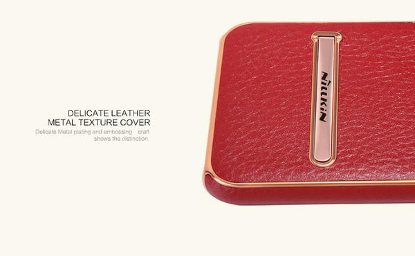 New Leather Case for iPhone 7 Plus Leather Case with Adjustable Metal Stand