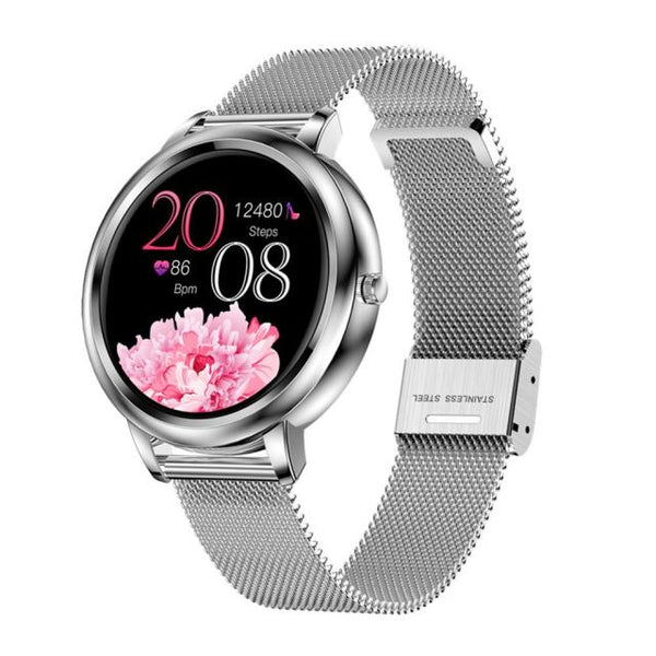 New Full Touch Screen Fitness Tracker Pedometer Lady's Smart Watch For Android iPhones
