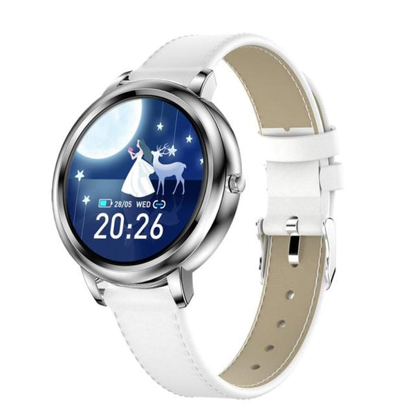 New Full Touch Screen Fitness Tracker Pedometer Lady's Smart Watch For Android iPhones