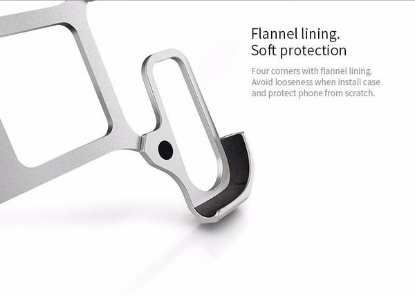 New Stylish Alloy Smart Luxury Case with Ring Kickstand for Apple iPhone 6 / 6S / 7 / 7 Plus / Huawei.