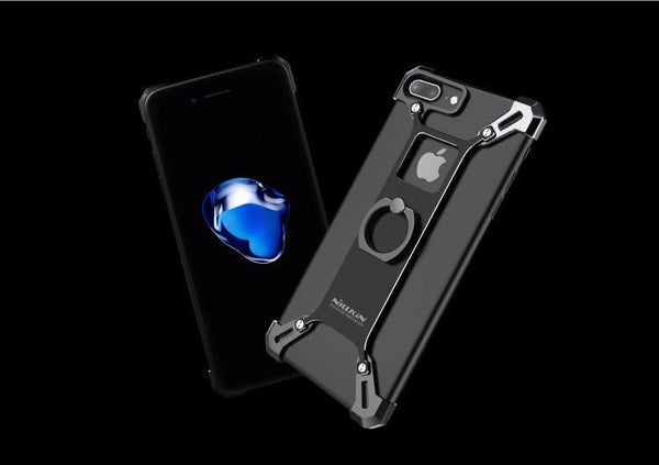 New Stylish Alloy Smart Luxury Case with Ring Kickstand for Apple iPhone 6 / 6S / 7 / 7 Plus / Huawei.