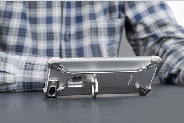 New Stylish Alloy Smart Luxury Case with Ring Kickstand for Apple iPhone 6 / 6S / 7 / 7 Plus / Huawei.