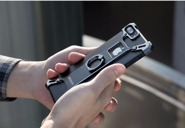 New Stylish Alloy Smart Luxury Case with Ring Kickstand for Apple iPhone 6 / 6S / 7 / 7 Plus / Huawei.
