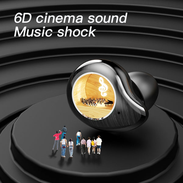 New Bluetooth Wireless Gaming Earbuds Headset With Charging Box For iPhones Androids