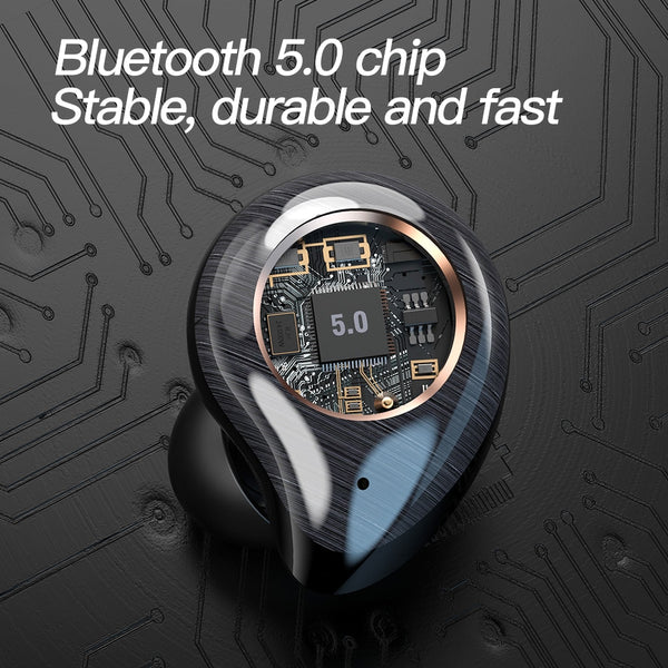 New Bluetooth Wireless Gaming Earbuds Headset With Charging Box For iPhones Androids