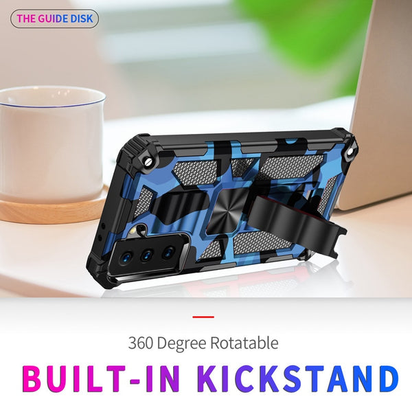 New Magnetic Kickstand Shock-Resistant Protective Case For Samsung Galaxy S23 S22 S21 Plus Ultra Series