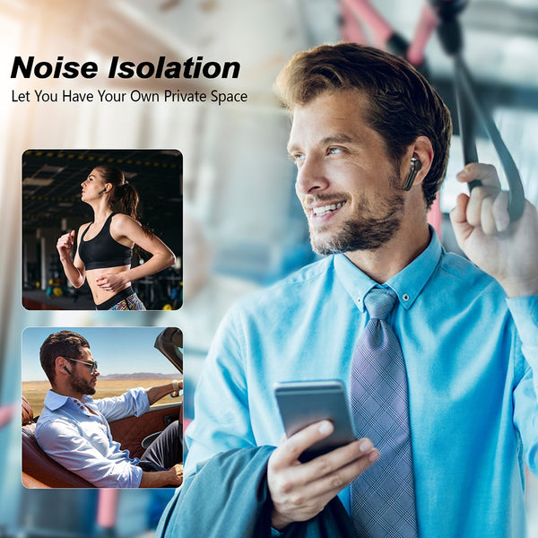 New Bluetooth 5.1 True Wireless HiFi Noise Reduction Earbuds Headset For Gaming & Music