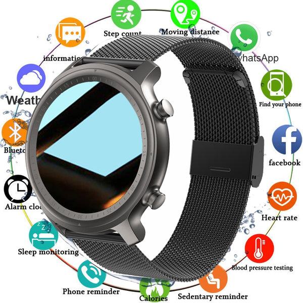 New Unisex Fitness Tracker Water-Resistant Smart Watch With Bluetooth Call Feature For Android IOS