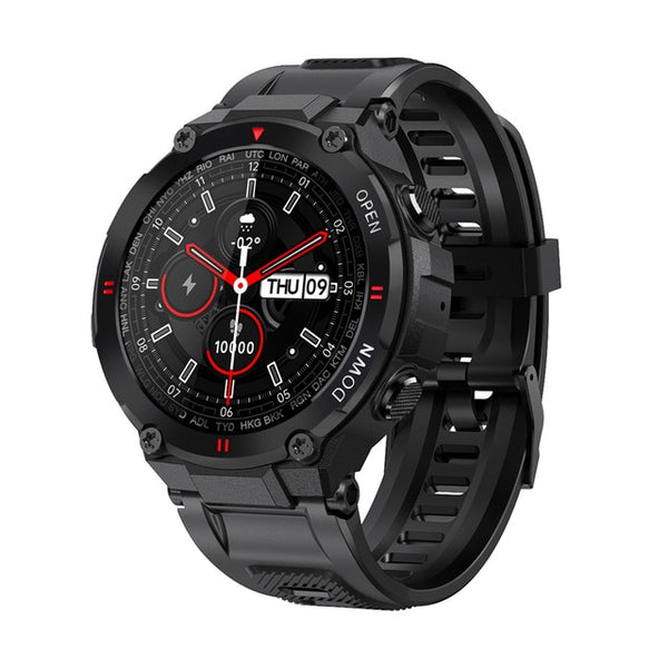 New Metallic Sport Fitness Tracker Smartwatch With Music Control For Android IOS