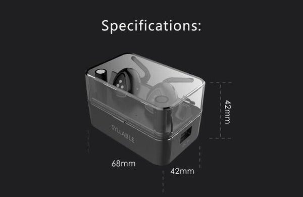 New True Wireless Stereo Bluetooth Earphone Headset Wireless Earbuds with Charge Box.