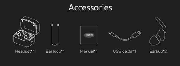 New True Wireless Stereo Bluetooth Earphone Headset Wireless Earbuds with Charge Box.
